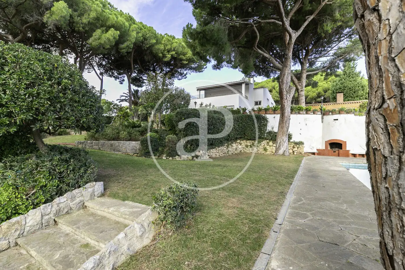 Jardí de Casa o xalet en venda en Sant Andreu de Llavaneres amb Aire condicionat, Calefacció i Jardí privat
