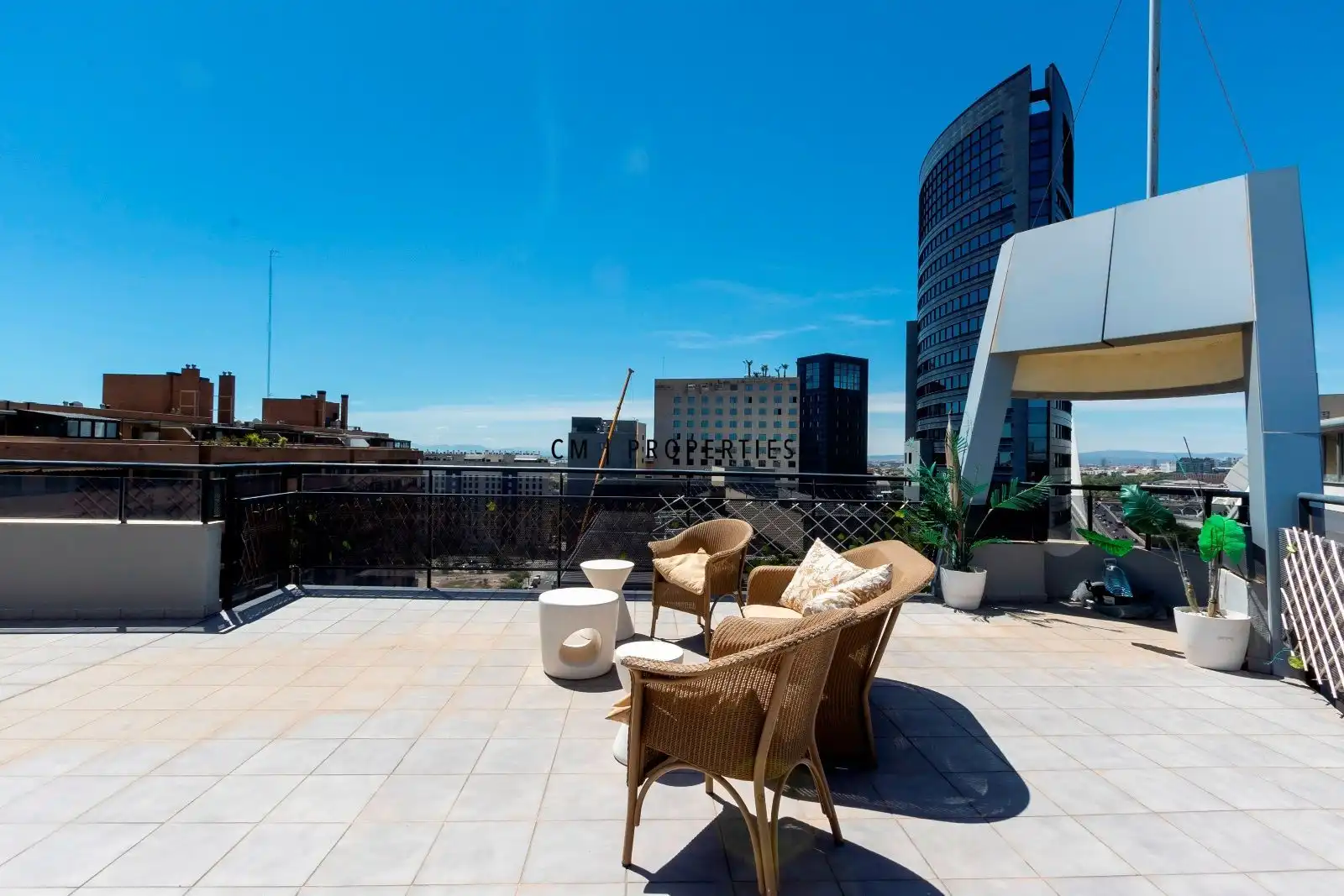 Terraza de Ático de alquiler en Valencia con Aire acondicionado, Calefacción y Terraza