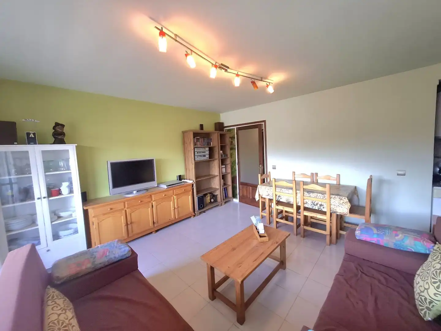 Living room of Flat for sale in Llançà  with Heating, Terrace and Swimming Pool