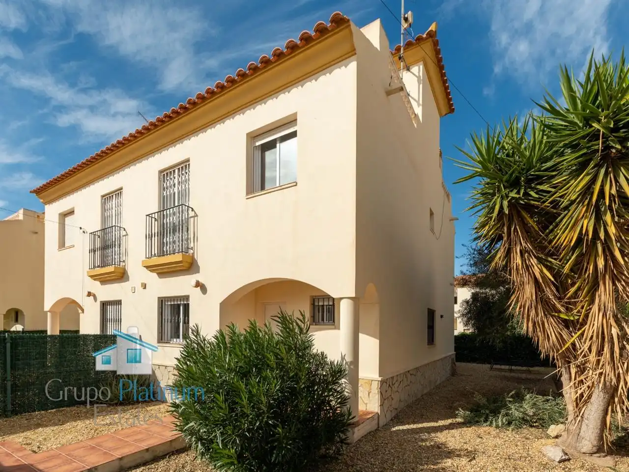 Vista exterior de Casa adosada en venta en Pulpí con Aire acondicionado, Jardín privado y Trastero