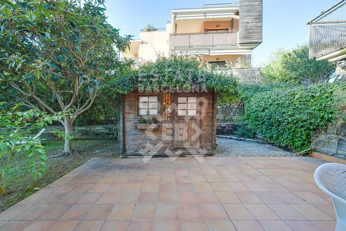 Garten von Wohnung zum Verkauf in Lloret de Mar mit Klimaanlage, Heizung und Privatgarten