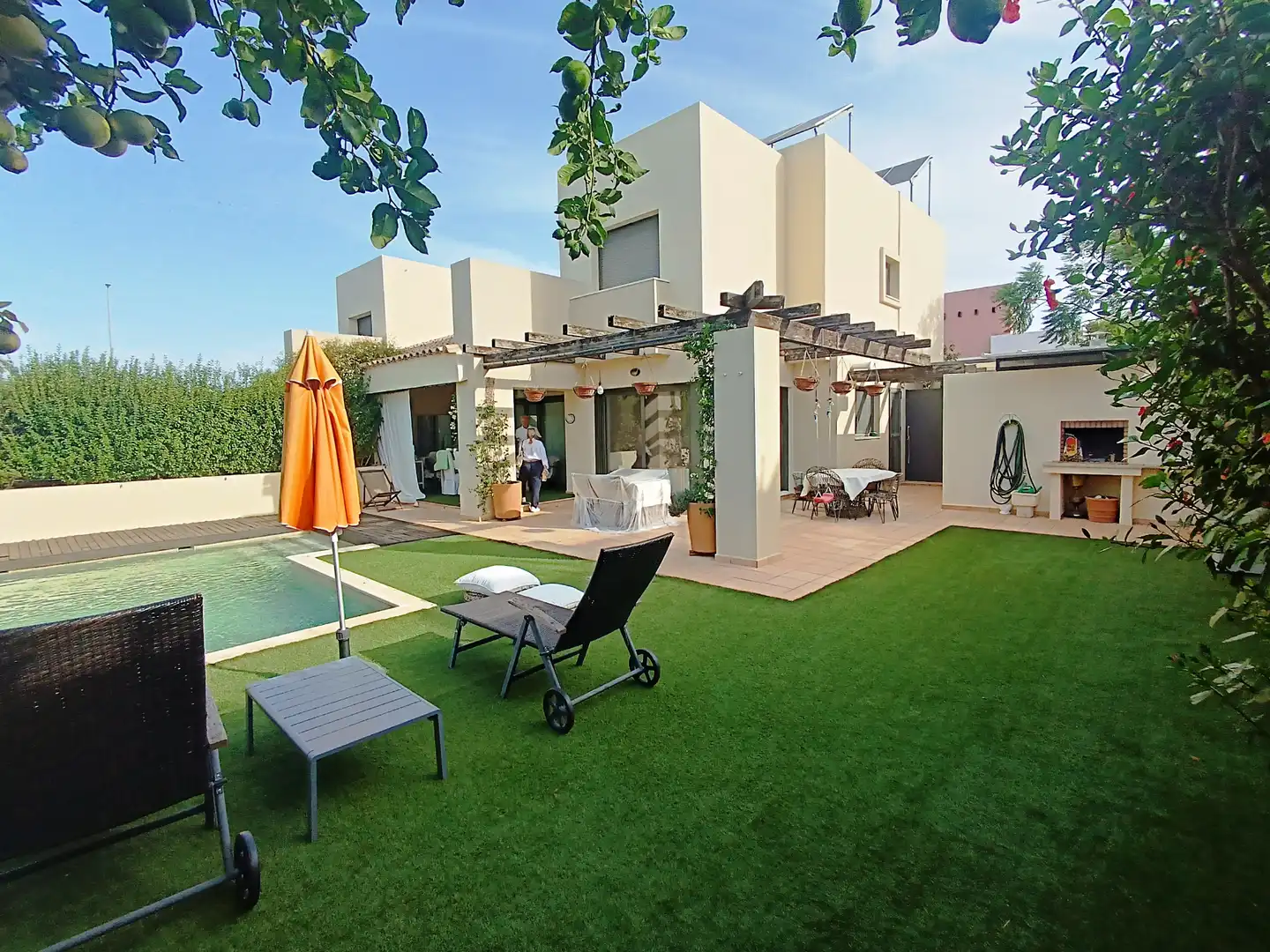 Terraza de Casa adosada en venta en Puerto Real con Aire acondicionado, Jardín privado y Parquet