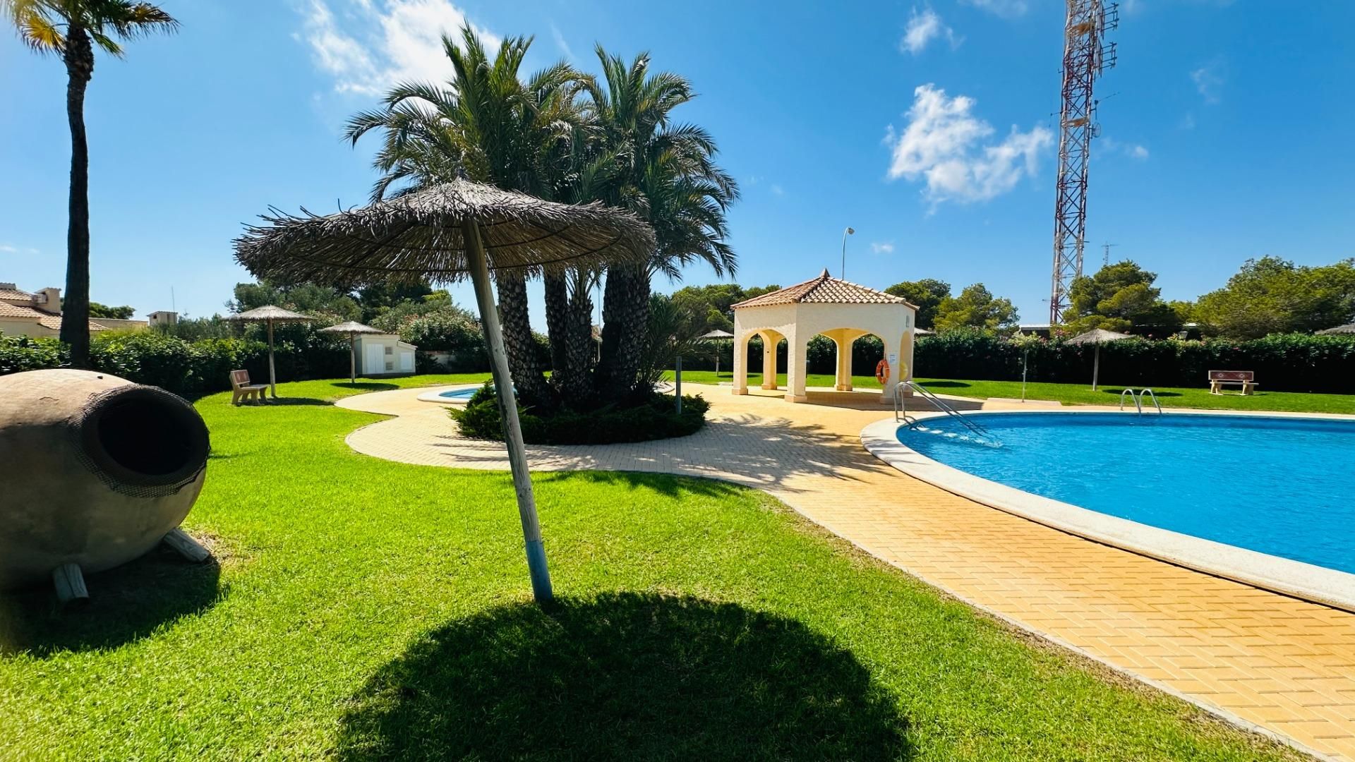 Garden of Single-family semi-detached for sale in Santa Pola  with Air Conditioner, Heating and Private garden