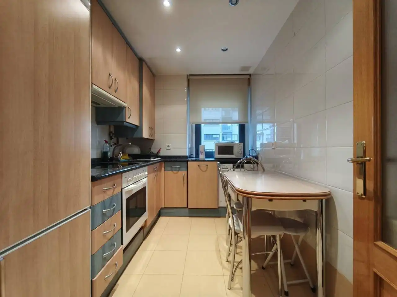 Kitchen of Flat for sale in Burgos  with Heating, Parquet flooring and Terrace