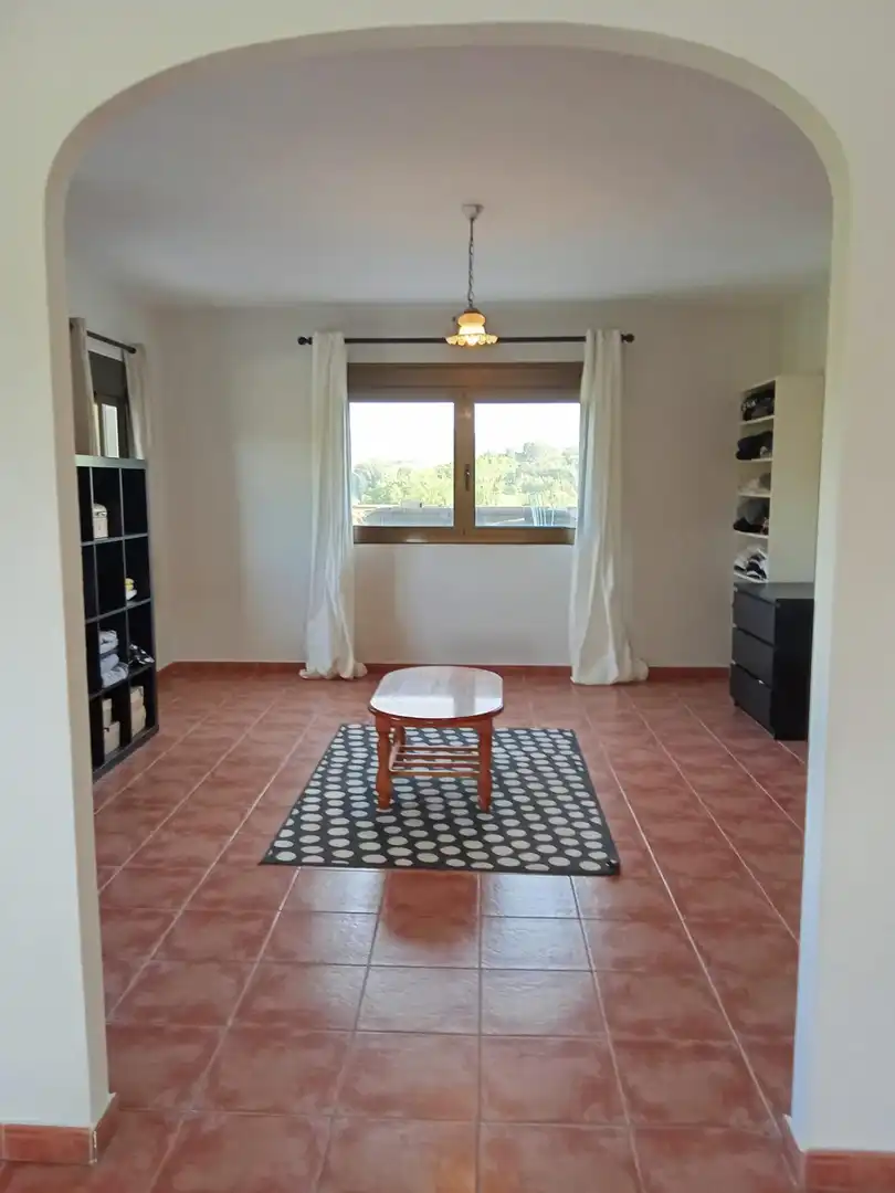 Sala d'estar de Casa o xalet en venda en Sant Llorenç d'Hortons amb Calefacció, Jardí privat i Terrassa