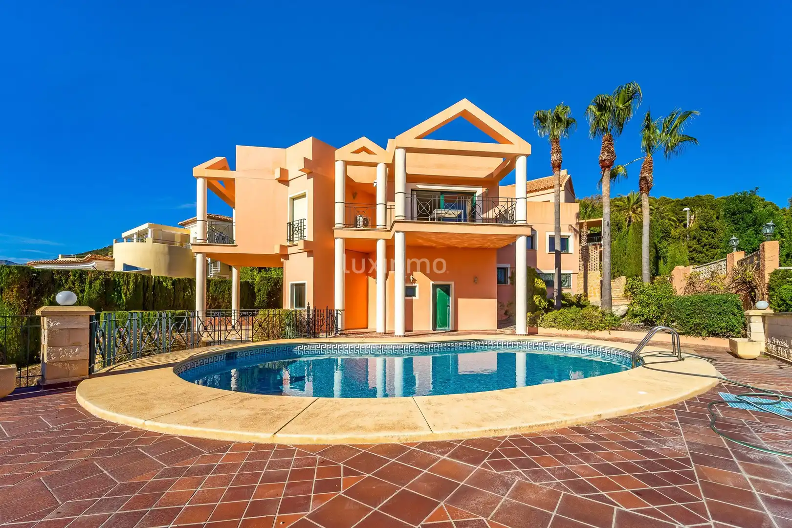 Exterior view of Houses for sale in Calpe / Calp  with Air Conditioner, Heating and Terrace