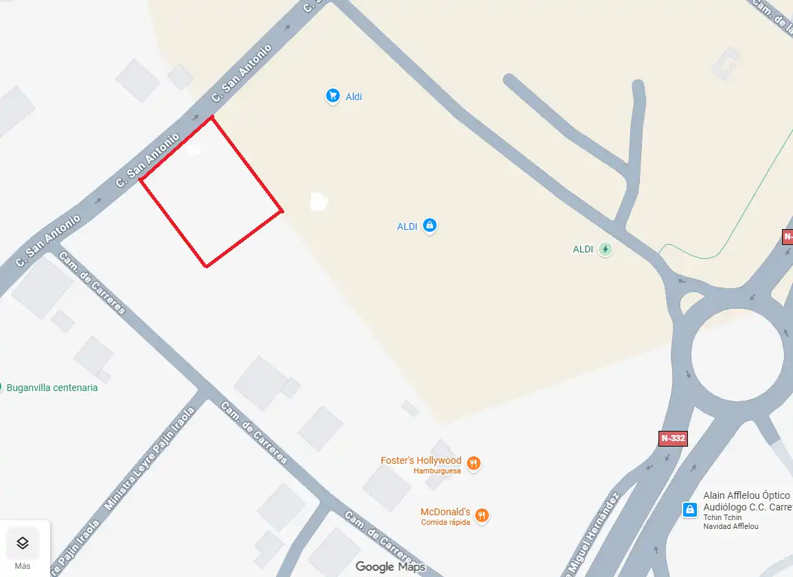 Terreny industrial de lloguer en Sant Joan d'Alacant