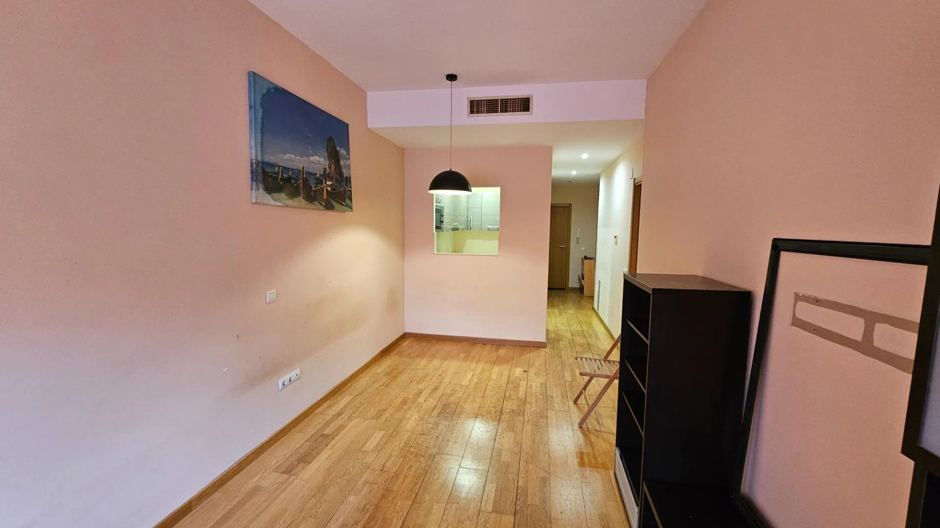 Sala d'estar de Apartament en venda en Vinyols i els Arcs amb Aire condicionat i Parquet
