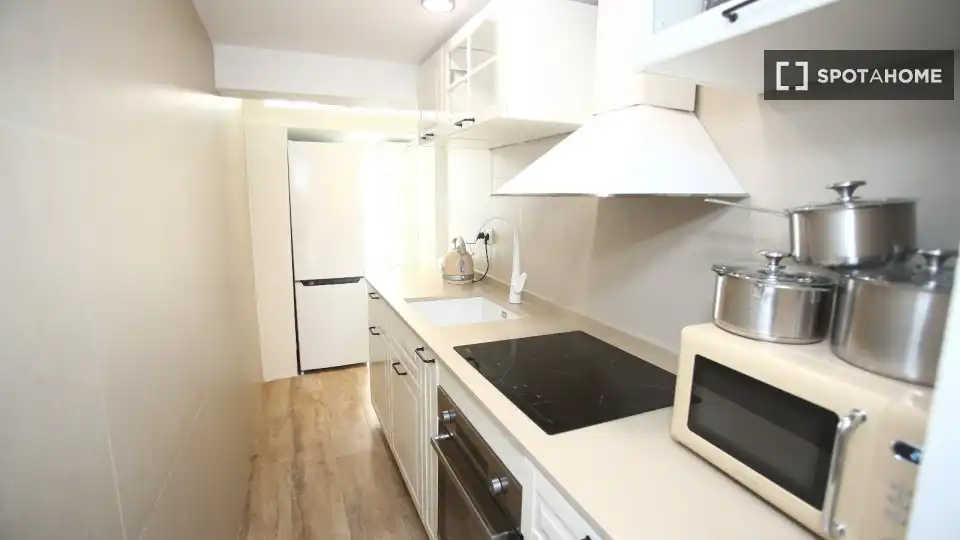 Kitchen of Flat for rent in Puçol  with Air Conditioner, Heating and Furnished
