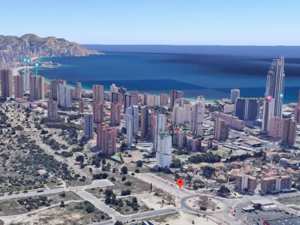 Vista exterior de Apartamento en venta en Finestrat con Jardín privado y Piscina