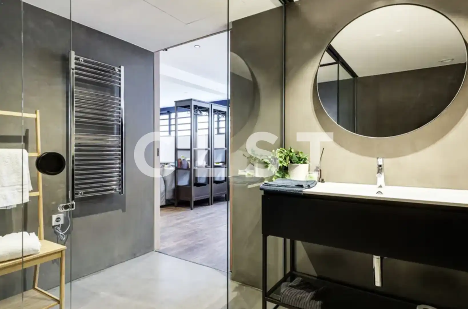 Baño de Planta baja en venta en Barcelona con Aire acondicionado, Calefacción y Jardín privado