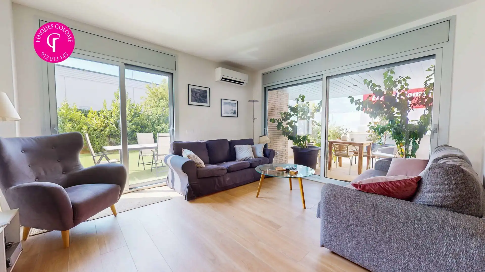 Sala d'estar de Planta baixa en venda en Salt amb Aire condicionat, Calefacció i Terrassa