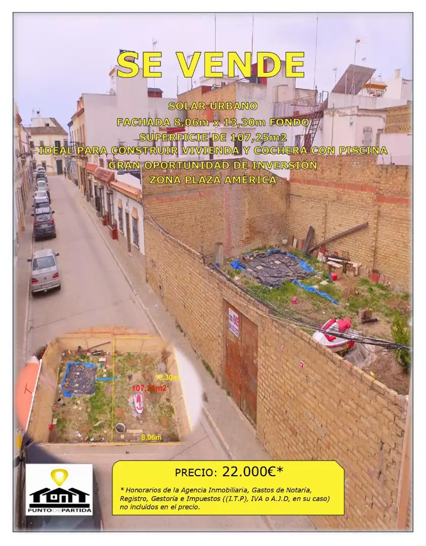 Terreno residencial en venta en Calle Argentina 17