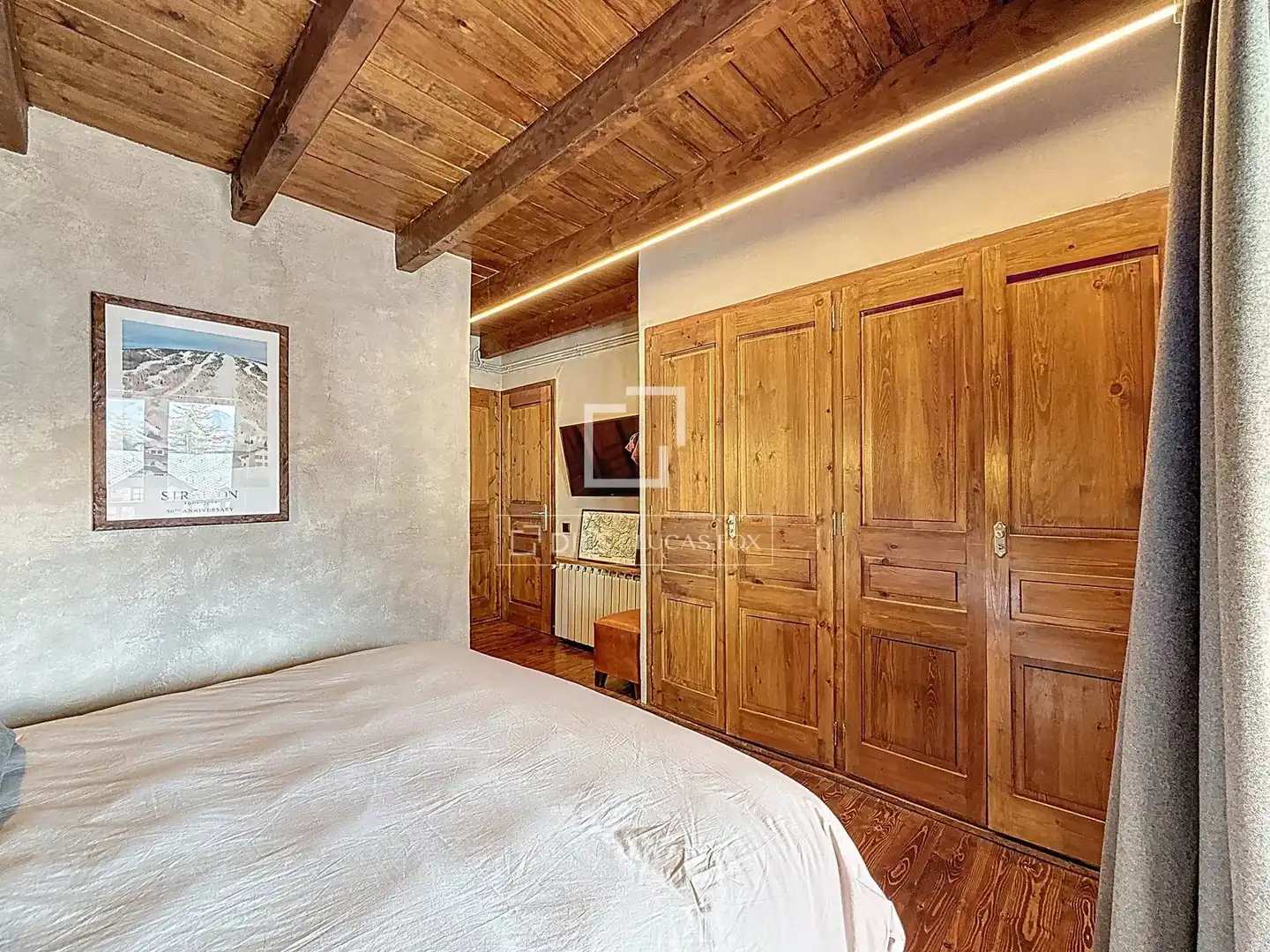Bedroom of Flat for sale in Madrid  with Heating, Parquet flooring and Terrace