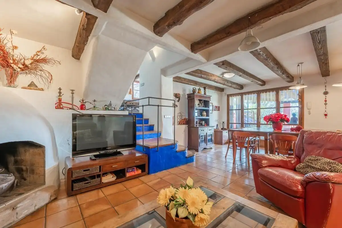 Sala de estar de Casa o chalet en venta en Sant Pere de Ribes con Aire acondicionado, Jardín privado y Terraza