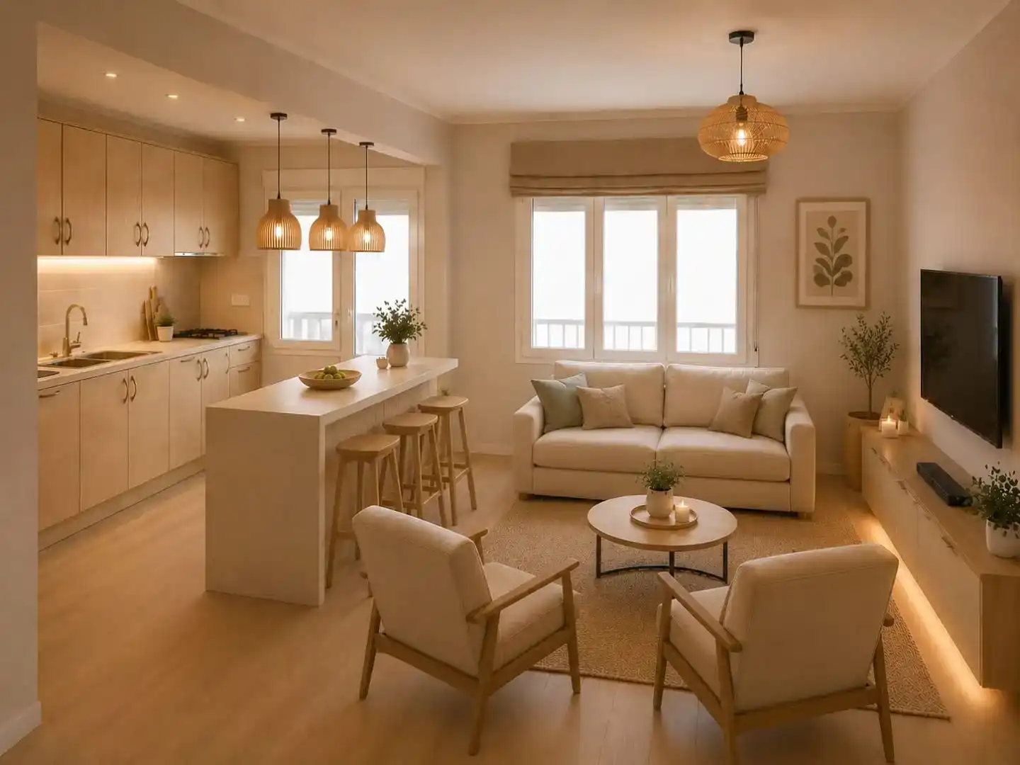 Sala de estar de Piso en venta en Baza