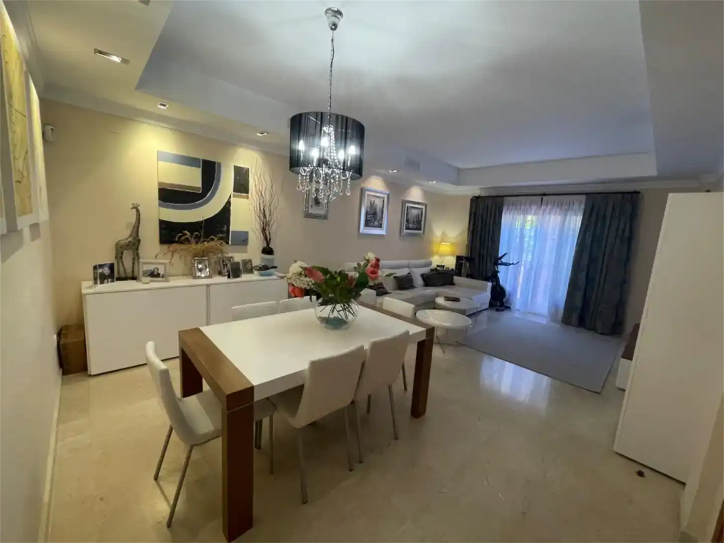 Dining room of Houses for rent in La Rinconada  with Air Conditioner, Private garden and Storage room