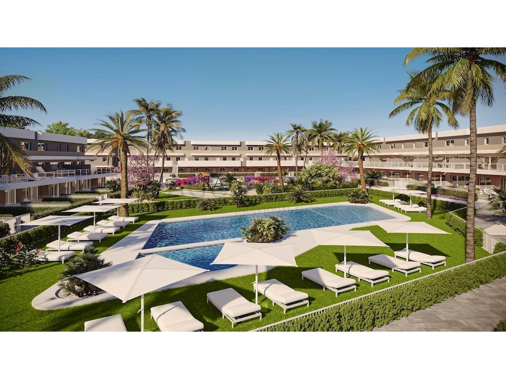 Jardí de Dúplex en venda en Monforte del Cid amb Piscina comunitària