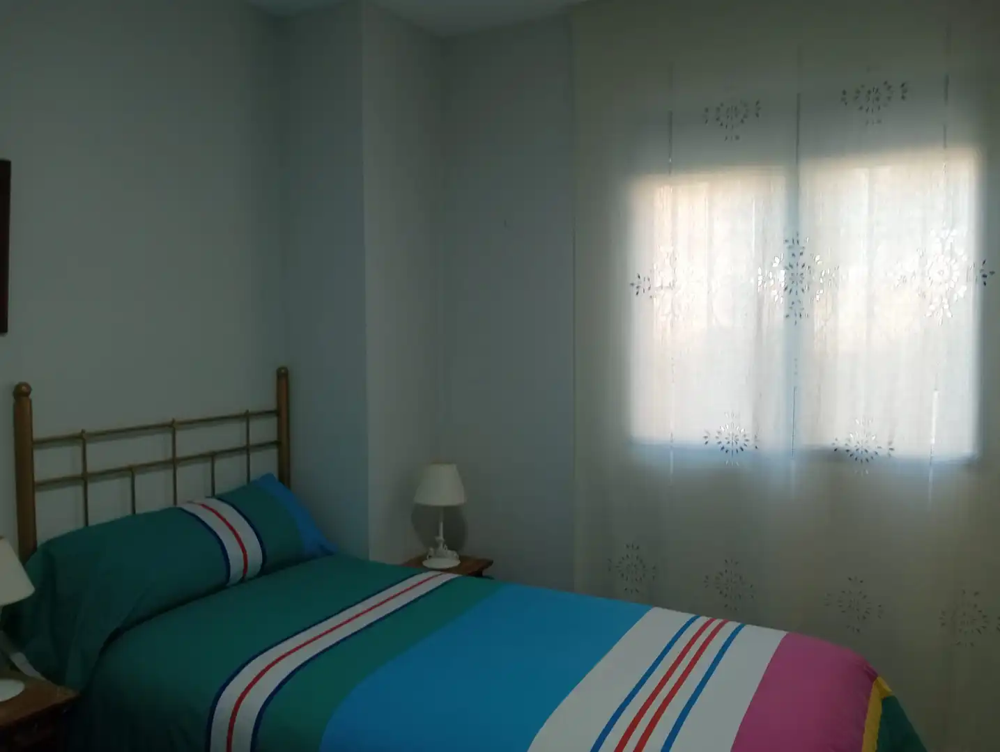 Bedroom of Flat for rent in Peñíscola / Peníscola  with Air Conditioner, Terrace and Swimming Pool