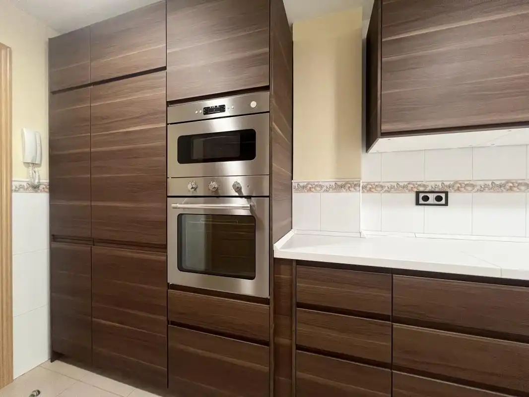 Kitchen of Flat for rent in Madrid  with Air Conditioner, Heating and Swimming Pool