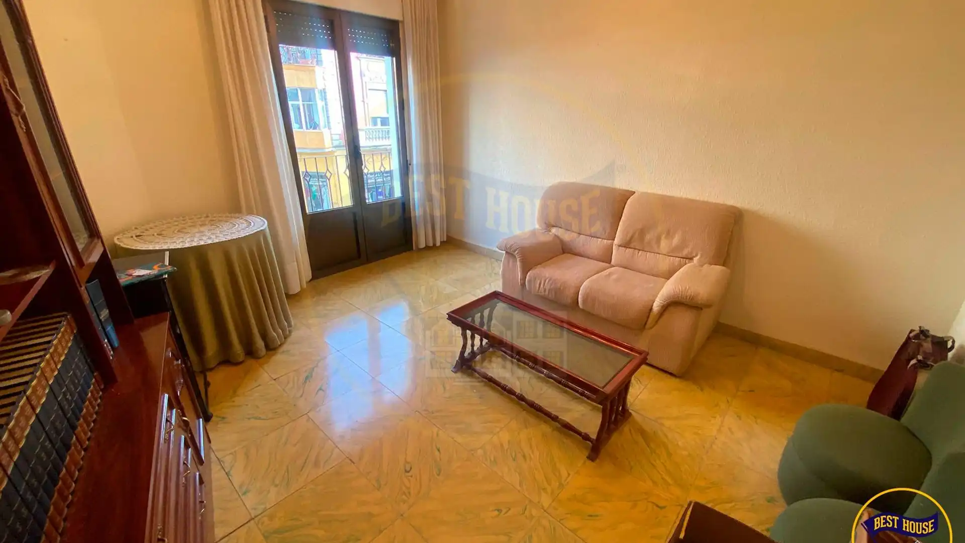 Living room of Flat for sale in Cuenca Capital  with Terrace and Balcony