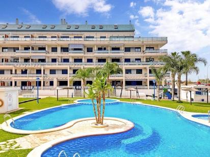 Piscina de Apartament en venda en Dénia amb Aire condicionat, Calefacció i Jardí privat