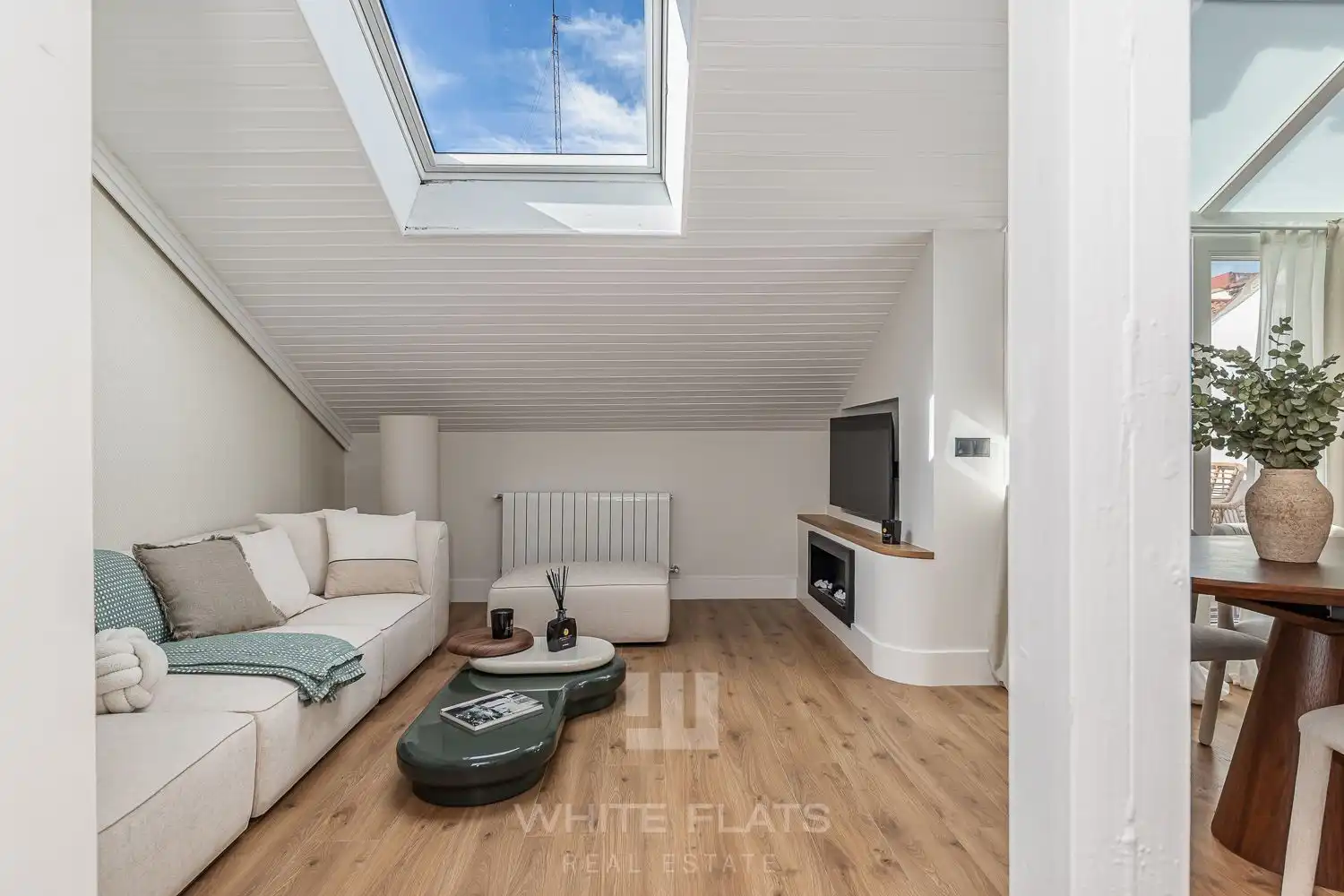 Sala de estar de Piso en venta en Madrid con Aire acondicionado y Terraza