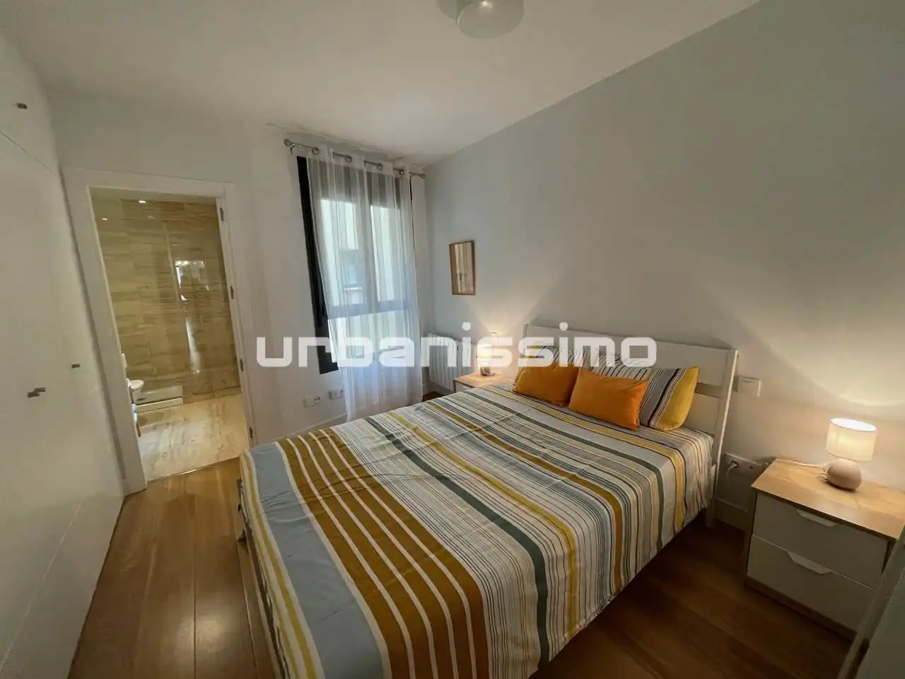 Habitación de Apartamento de alquiler en Madrid con Aire acondicionado, Calefacción y Amueblado