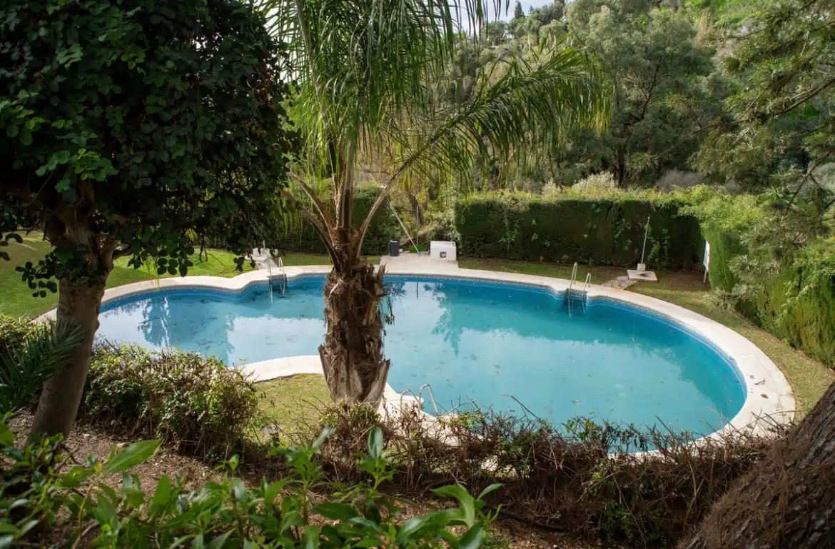 Piscina de Pis en venda en Mijas amb Aire condicionat, Terrassa i Moblat