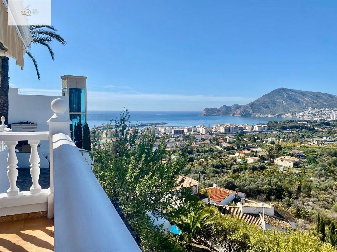 Exterior view of Single-family semi-detached for sale in Altea  with Swimming Pool
