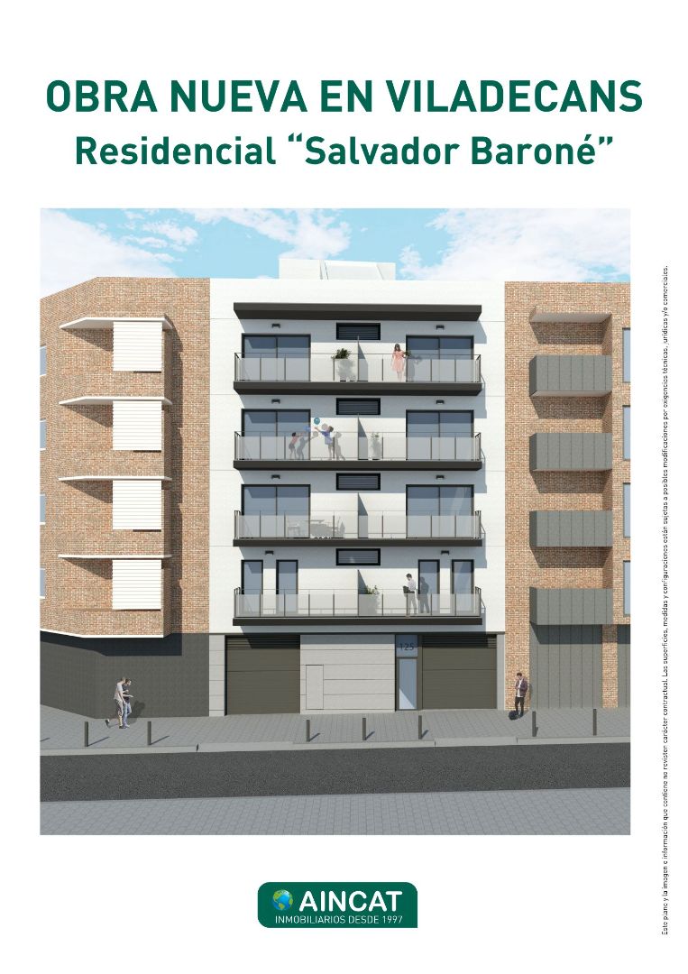 Vista exterior de Pis en venda en Viladecans amb Aire condicionat, Calefacció i Parquet