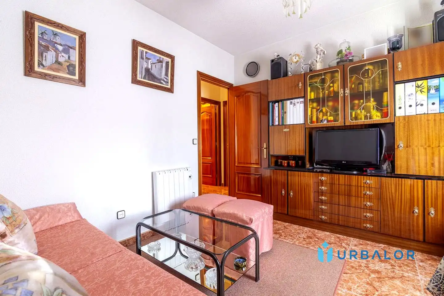 Sala d'estar de Pis en venda en Alcorcón amb Aire condicionat, Calefacció i Terrassa