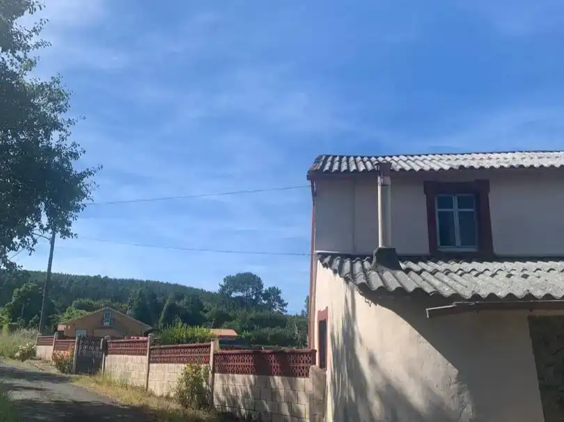 Exterior view of Flat for sale in Narón  with Private garden and Furnished