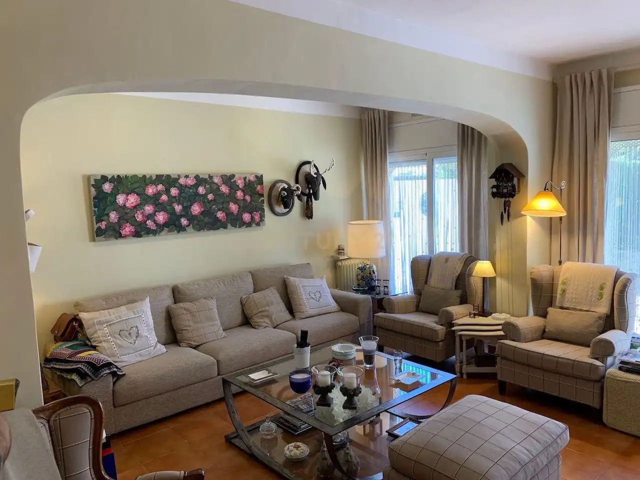 Wohnzimmer von Haus oder Chalet zum Verkauf in Sant Esteve de Palautordera mit Privatgarten und Schwimmbad