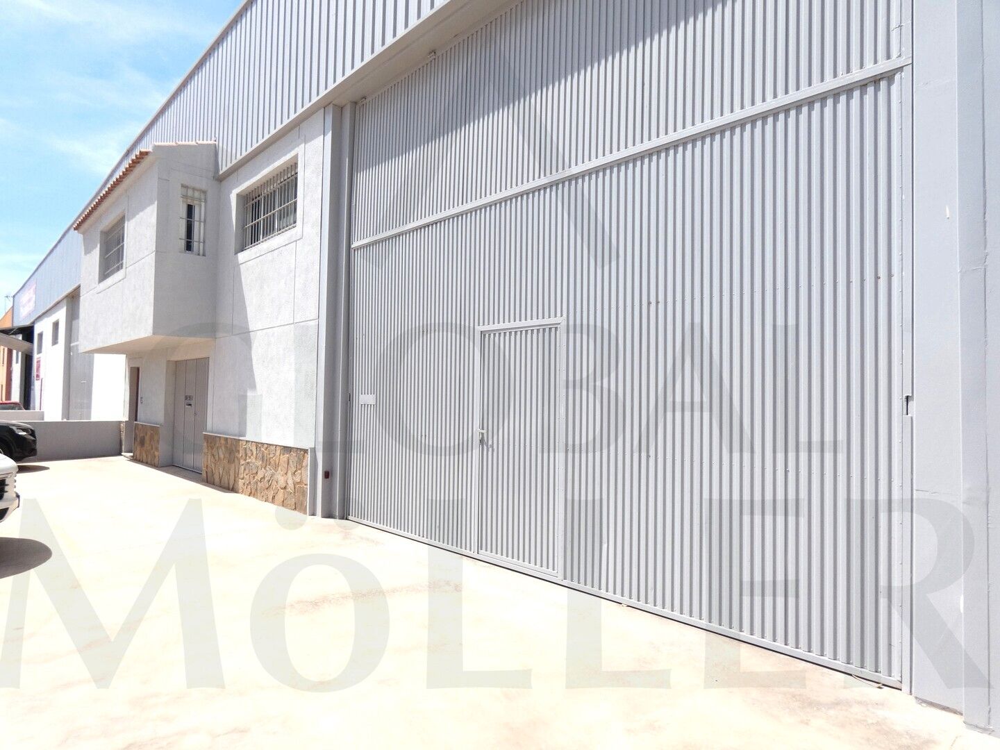 Außenansicht von Fabrikhallen miete in Cartagena