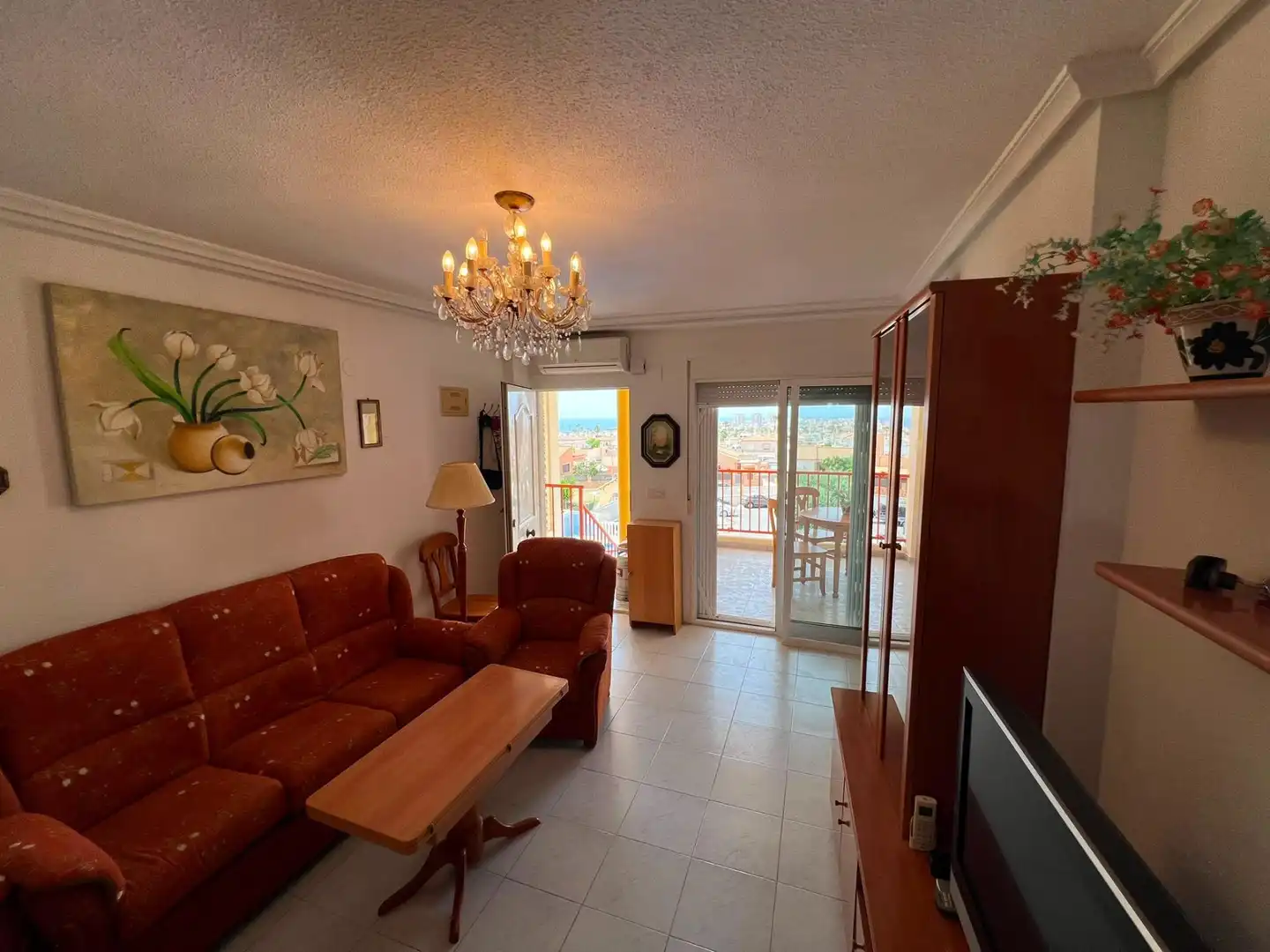 Wohnzimmer von Wohnungen zur Miete in Torrevieja mit Terrasse