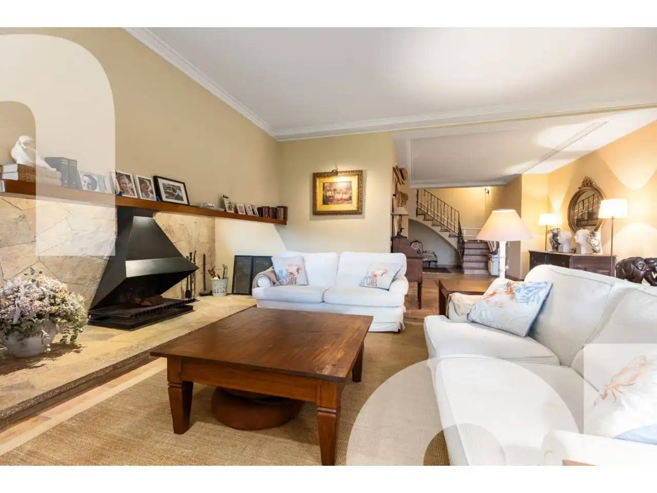 Sala de estar de Casa o chalet de alquiler en Santa Eulàlia de Ronçana con Calefacción, Jardín privado y Terraza