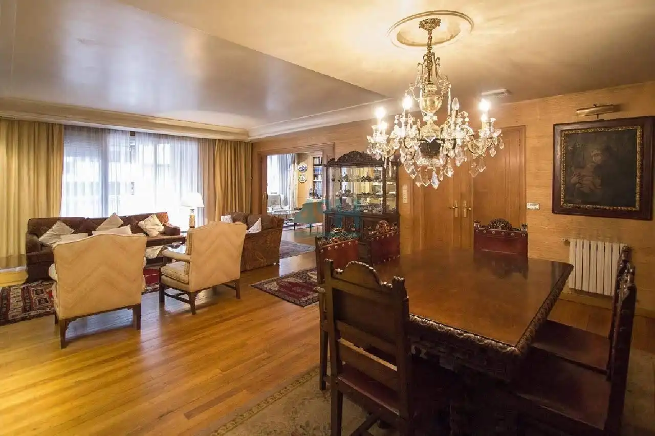 Esszimmer von Wohnung zum Verkauf in Ourense Capital  mit Heizung, Parkett und Terrasse