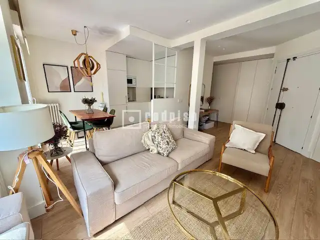 Sala de estar de Piso en venta en Madrid con Calefacción y Terraza