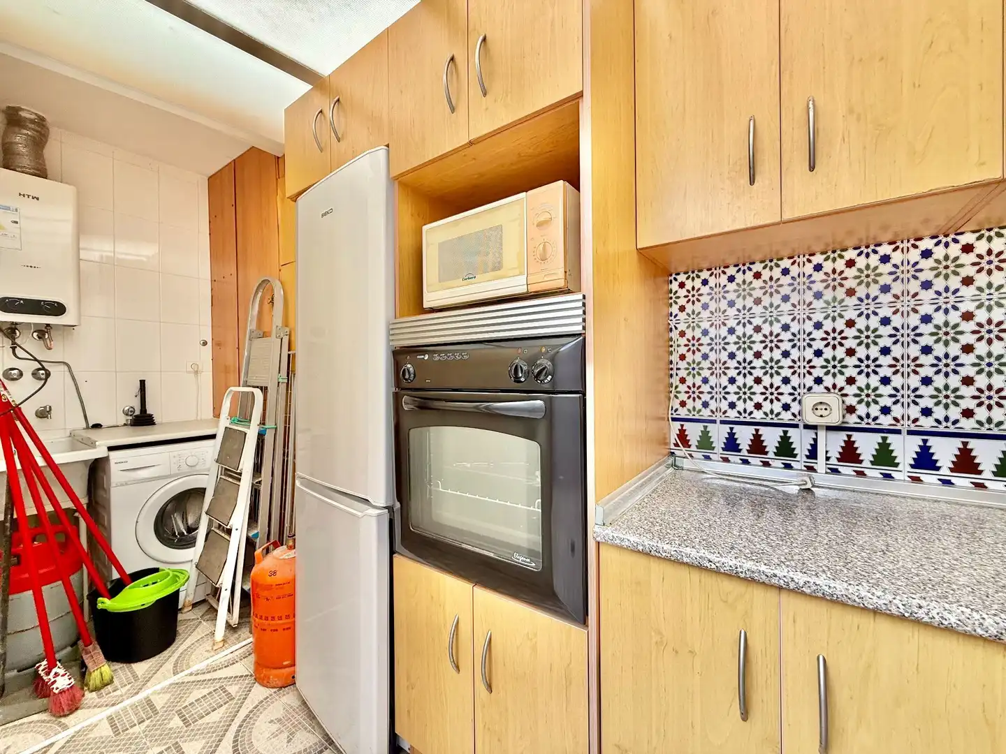 Cocina de Dúplex en venta en San Javier con Aire acondicionado, Jardín privado y Trastero
