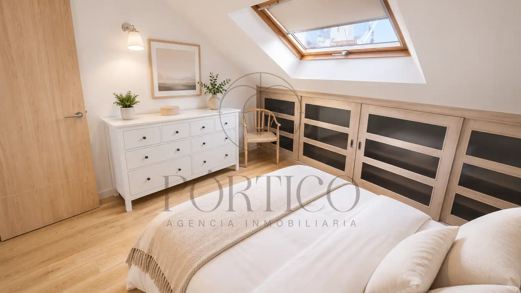 Habitación de Ático de alquiler en A Guarda   con Calefacción, Terraza y Amueblado