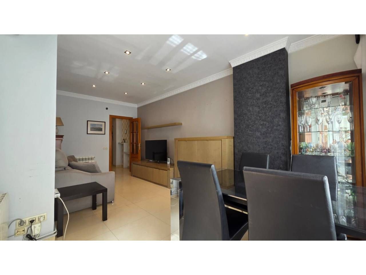 Living room of Flat for sale in  Barcelona Capital  with Air Conditioner, Heating and Balcony