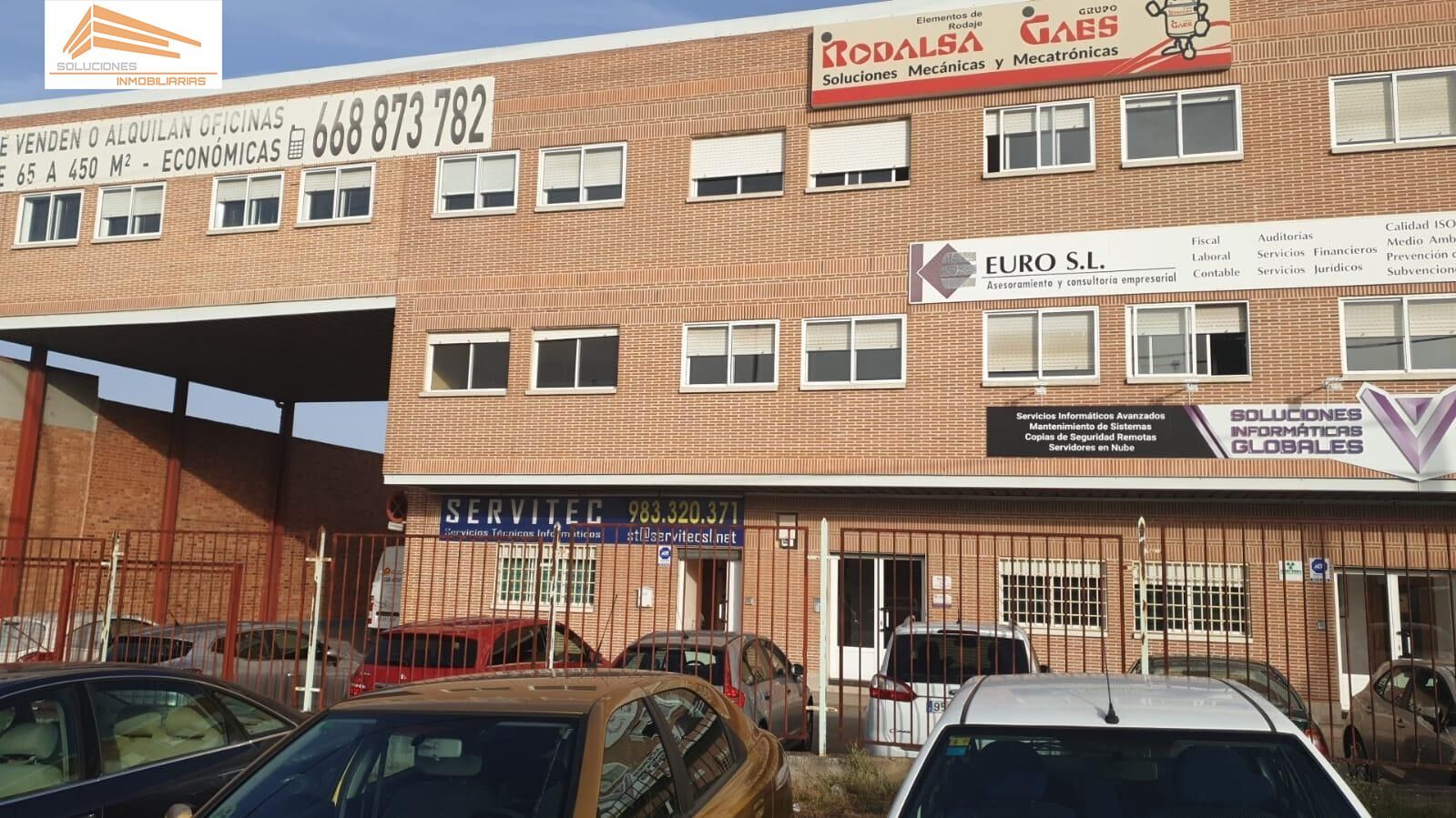 Vista exterior de Oficina de lloguer en Valladolid Capital amb Aire condicionat i Calefacció