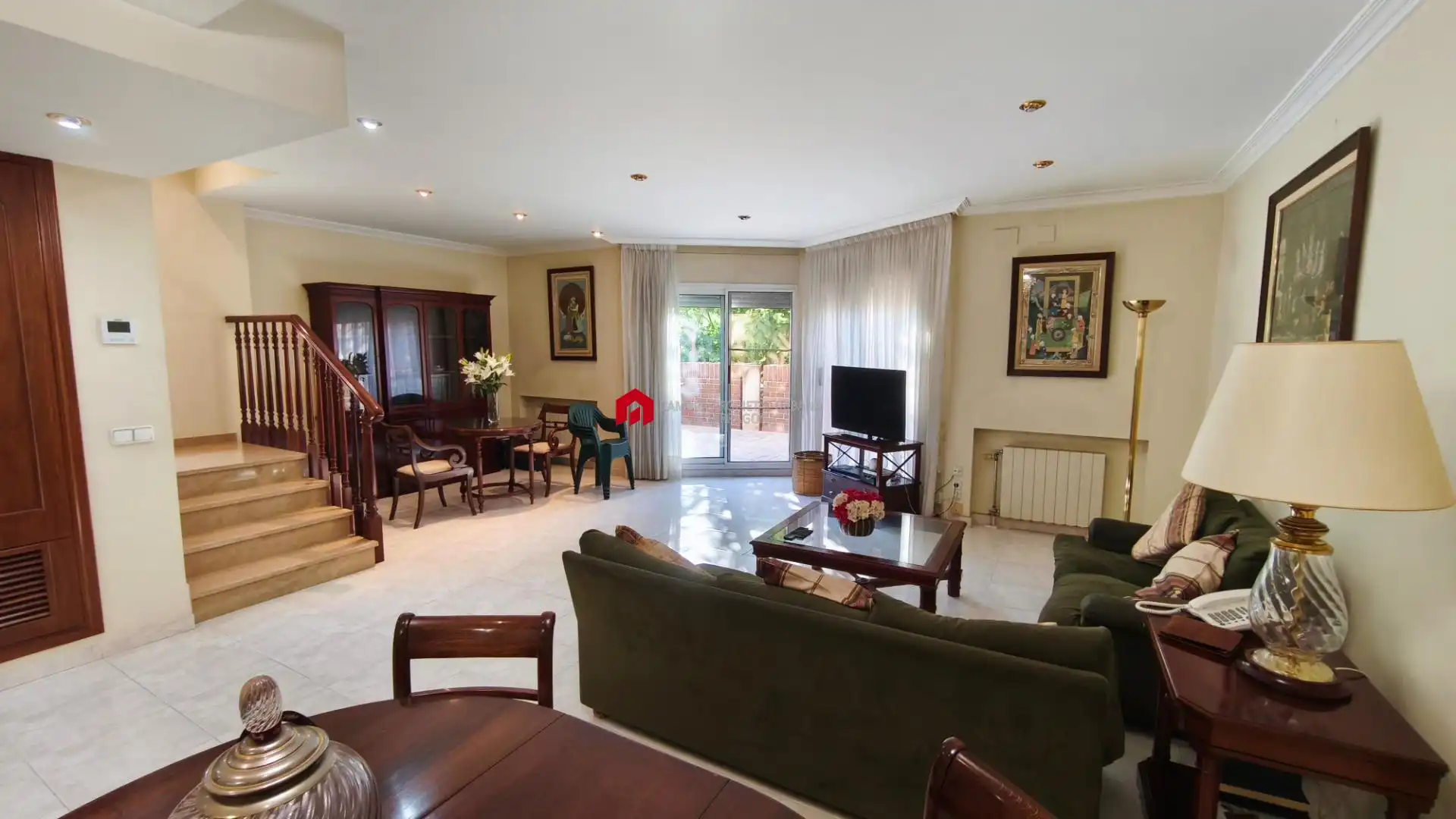 Sala de estar de Casa adosada en venta en Tortosa con Aire acondicionado, Calefacción y Jardín privado