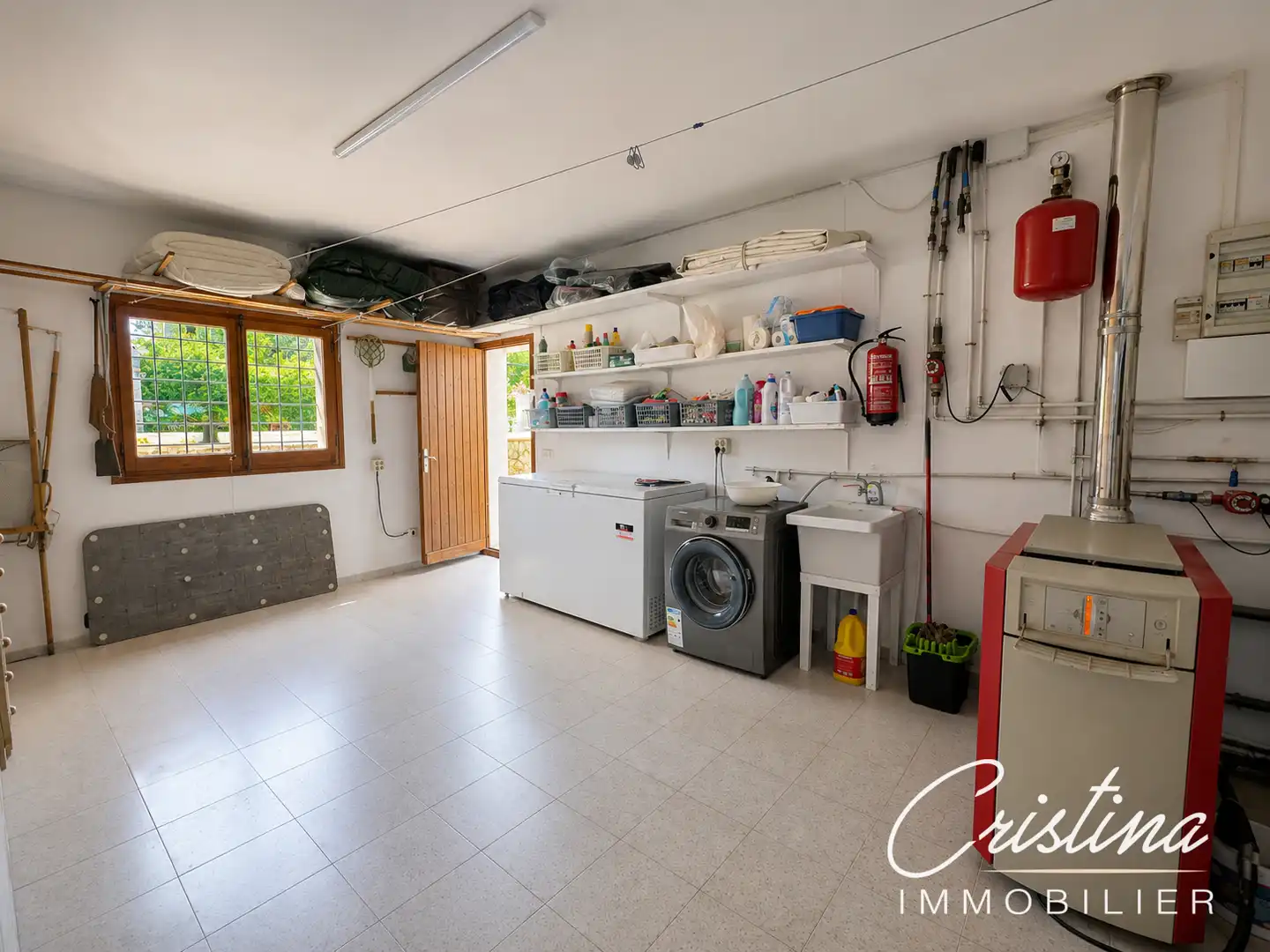Cuina de Casa o xalet en venda en Santa Cristina d'Aro amb Calefacció, Jardí privat i Terrassa