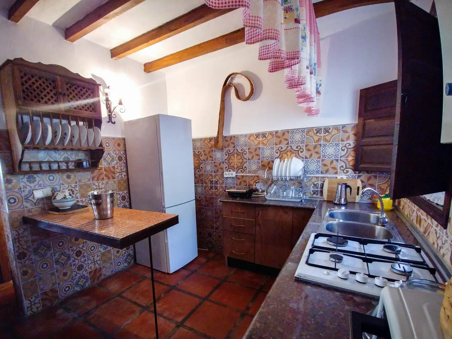 Cocina de Finca rústica en venta en Almogía con Aire acondicionado, Terraza y Piscina