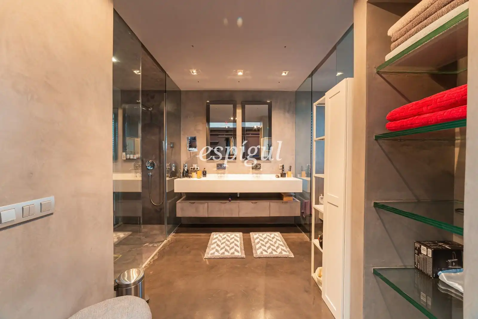 Baño de Casa o chalet en venta en Sant Cugat del Vallès con Aire acondicionado, Parquet y Terraza