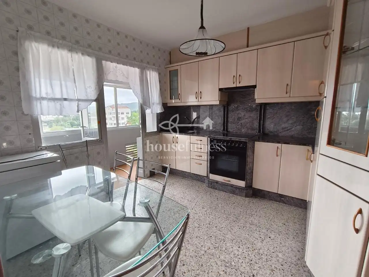 Kitchen of Flat for sale in Narón  with Storage room and Furnished