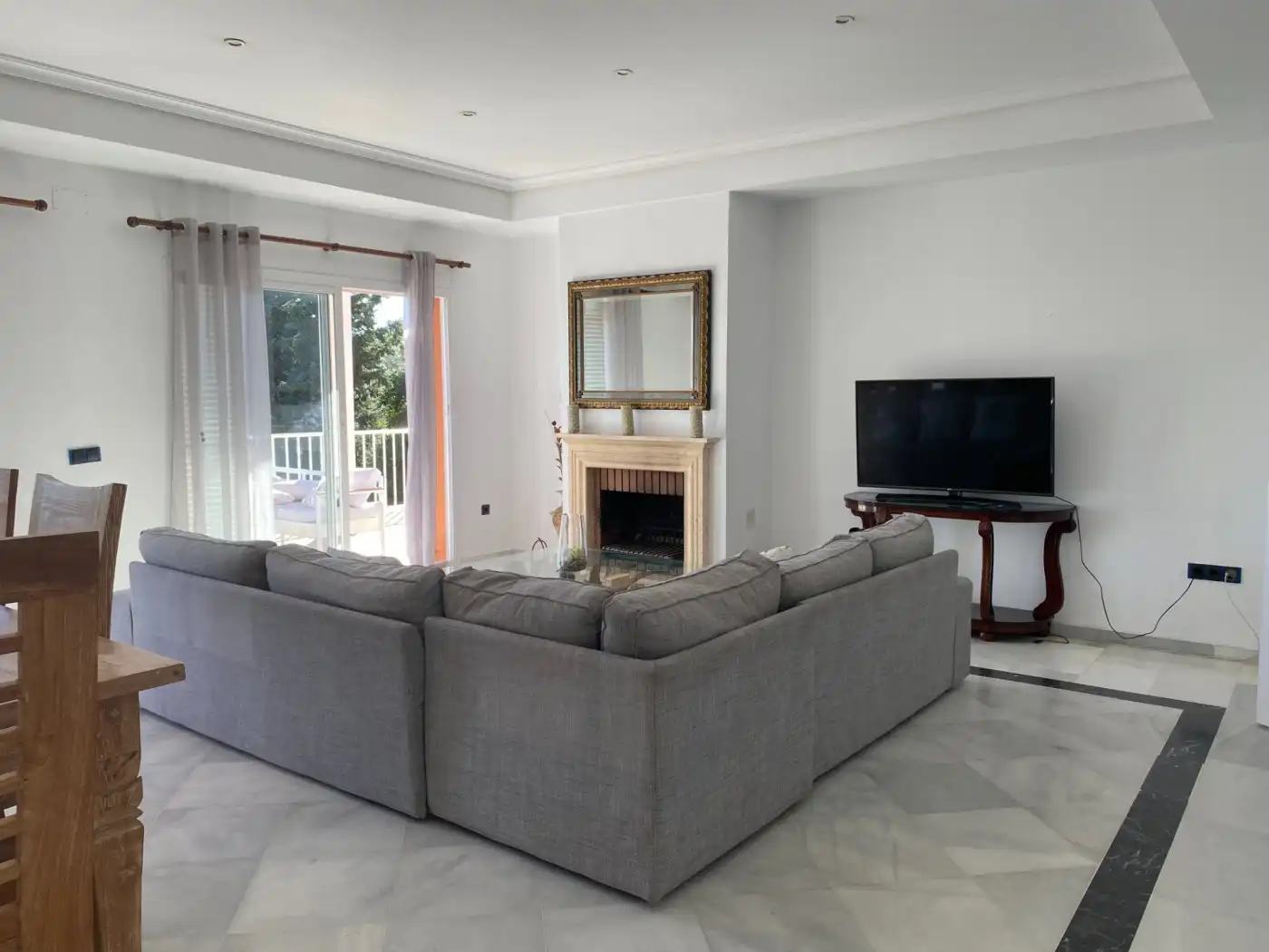 Sala d'estar de Casa o xalet de lloguer en Sotogrande amb Aire condicionat, Calefacció i Jardí privat