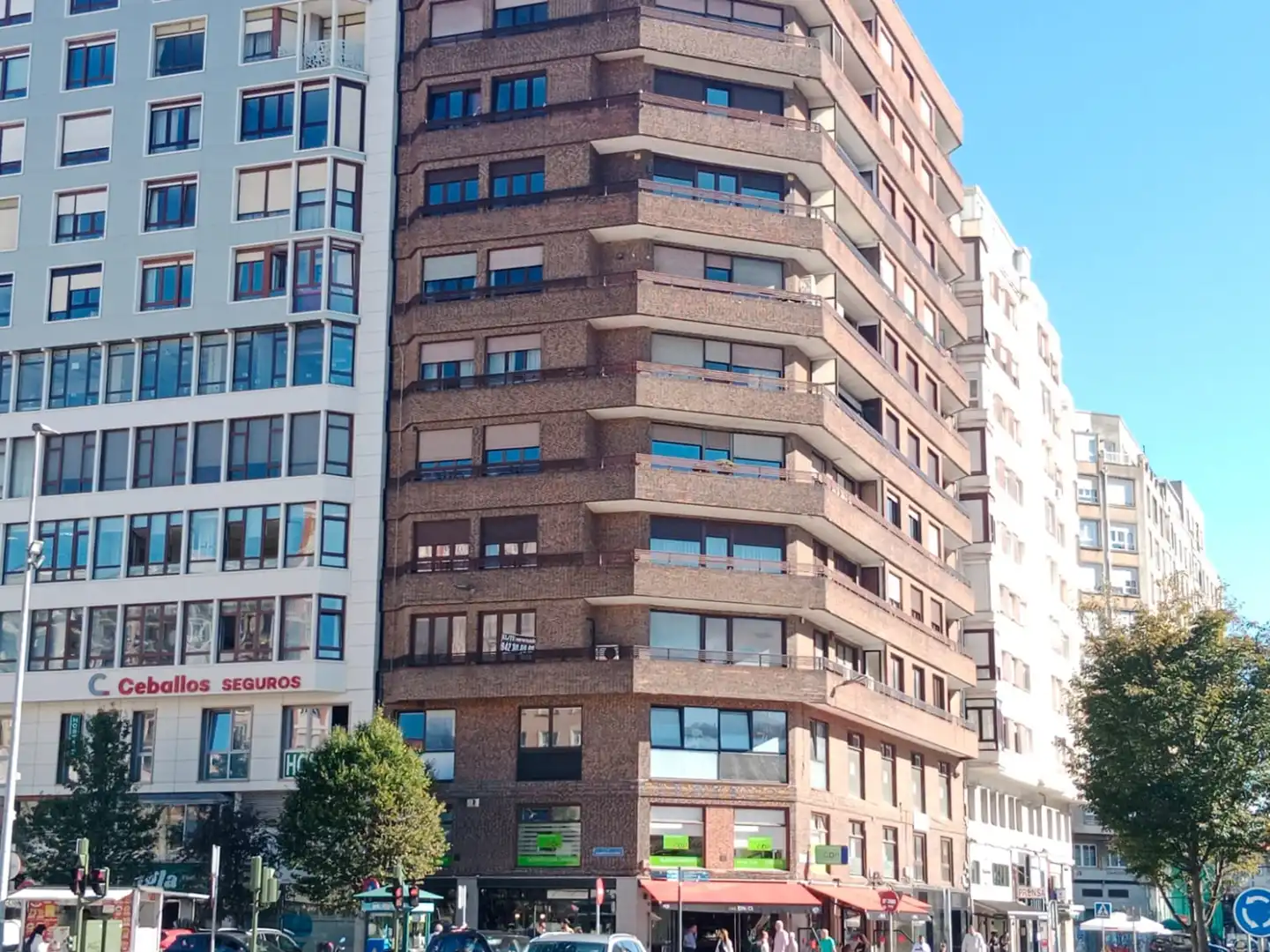 Vista exterior de Oficina de alquiler en Santander